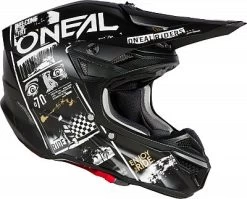 ONeal 5SRS Polyacrylite Attack S23, Crosshelm 22 ONeal 5SRS Polyacrylite Attack S23, Crosshelm -Professionelles Geschäft für Motorradausrüstung 5srs polyacrylite helmet attack v 23 black white xs 53 54 cm 77388 8