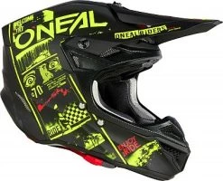 ONeal 5SRS Polyacrylite Attack S23, Crosshelm 23 ONeal 5SRS Polyacrylite Attack S23, Crosshelm -Professionelles Geschäft für Motorradausrüstung 5srs polyacrylite helmet attack v 23 black white xs 53 54 cm 77388 9