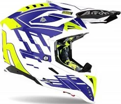 Airoh Aviator 3 Rampage, Crosshelm -Professionelles Geschäft für Motorradausrüstung aviator 3 rampage blue gloss xs 66719 4