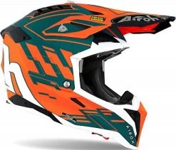 Airoh Aviator 3 Rampage, Crosshelm -Professionelles Geschäft für Motorradausrüstung aviator 3 rampage blue gloss xs 66719 5