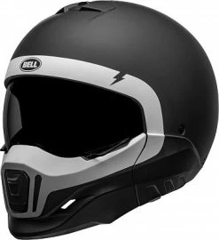 Bell Broozer Cranium, Modularhelm -Professionelles Geschäft für Motorradausrüstung bell broozer helmet cranium matte black white size s 61768 14
