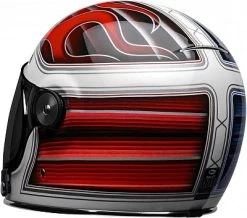 Bell Bullitt DLX SE Barracuda, Integralhelm -Professionelles Geschäft für Motorradausrüstung bell bullitt dlx helmet 63704 2