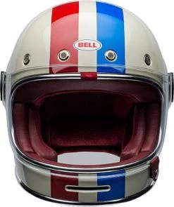 Bell Bullitt Command, Integralhelm -Professionelles Geschäft für Motorradausrüstung bell helmet bullitt command vint wht 79271 7