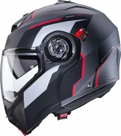 Caberg Duke Evo Move, Klapphelm -Professionelles Geschäft für Motorradausrüstung caberg helm duke evo move schwarz weiss rot groesse l 79530 2