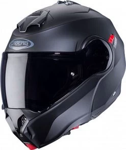 Caberg Duke Evo, Klapphelm -Professionelles Geschäft für Motorradausrüstung caberg helm duke evo weiss metallic groesse l 79529 17