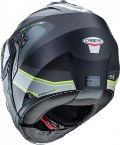 Caberg Duke II Tour, Klapphelm -Professionelles Geschäft für Motorradausrüstung caberg helm duke ii tour matt schwarz anthrazit fluo gelb groess 73459 3