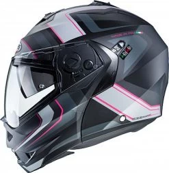 Caberg Duke II Tour, Klapphelm Damen -Professionelles Geschäft für Motorradausrüstung caberg helm duke ii tour matt schwarz anthrazit fuchsia groesse 73460 2
