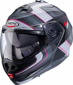 Caberg Duke X Tour, Klapphelm -Professionelles Geschäft für Motorradausrüstung caberg helm duke x tour matt schwarz anthrazit fuchsia groesse m 79534 4
