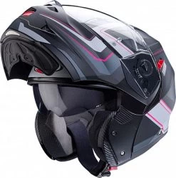 Caberg Duke X Tour, Klapphelm -Professionelles Geschäft für Motorradausrüstung caberg helm duke x tour matt schwarz anthrazit fuchsia groesse m 79534 6