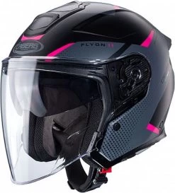 Caberg Flyon II Boss, Jethelm -Professionelles Geschäft für Motorradausrüstung caberg helm flyon ii boss weiss schwarz rot blau groesse l 79743 9