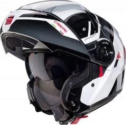 Caberg Levo X Manta, Klapphelm -Professionelles Geschäft für Motorradausrüstung caberg helm levo x manta weiss anthrazit rot groesse 2xl 79524 12