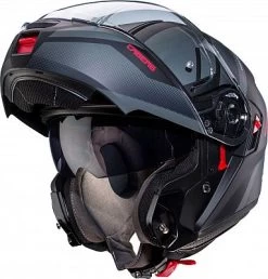 Caberg Levo X Manta, Klapphelm -Professionelles Geschäft für Motorradausrüstung caberg helm levo x manta weiss anthrazit rot groesse 2xl 79524 13