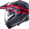 Caberg Tourmax X Sarabe, Klapphelm -Professionelles Geschäft für Motorradausrüstung caberg helm tourmax x sarabe matt gun metallic schwarz rot groe 79741 0