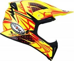 Suomy X-Wing Duel, Crosshelm -Professionelles Geschäft für Motorradausrüstung casco x wing duel red yellow xs 66952 12