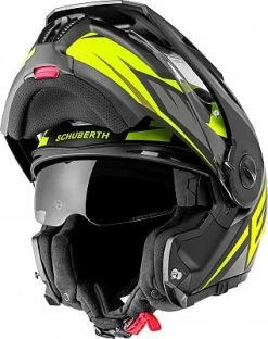 Schuberth E1 Tuareg, Klapphelm -Professionelles Geschäft für Motorradausrüstung e1 ece tuareg yellow 66217 8