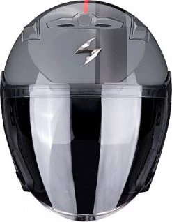 Scorpion EXO-230 SR, Jethelm -Professionelles Geschäft für Motorradausrüstung exo 230 sr zementgrau rot xs 71778 3