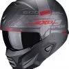 Scorpion EXO-Combat II Xenon, Modularhelm -Professionelles Geschäft für Motorradausrüstung exo combat ii xenon mattschwarz weiss xs 77953 0