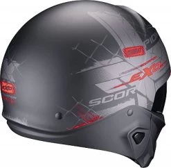 Scorpion EXO-Combat II Xenon, Modularhelm -Professionelles Geschäft für Motorradausrüstung exo combat ii xenon mattschwarz weiss xs 77953 3