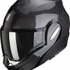 Scorpion EXO-Tech Evo Carbon Solid, Modularhelm -Professionelles Geschäft für Motorradausrüstung exo tech evo carbon solid schwarz xs 77941 0