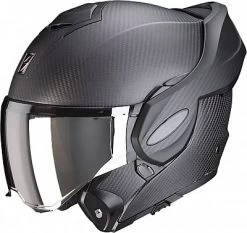 Scorpion EXO-Tech Evo Carbon Solid, Modularhelm -Professionelles Geschäft für Motorradausrüstung exo tech evo carbon solid schwarz xs 77941 3