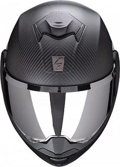 Scorpion EXO-Tech Evo Carbon Solid, Modularhelm -Professionelles Geschäft für Motorradausrüstung exo tech evo carbon solid schwarz xs 77941 4
