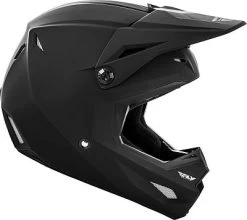 Fly Racing Kinetic Solid, Crosshelm Kinder -Professionelles Geschäft für Motorradausrüstung fly helmet ece kinetic solid matt black youth 52 yl 73203 2