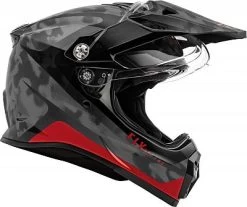 Fly Racing Trekker Pulse Camo, Endurohelm -Professionelles Geschäft für Motorradausrüstung fly helmet trekker pulse black red 60 l 73211 6