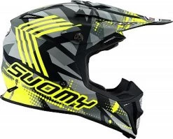 Suomy MX Speed Pro Sergeant, Crosshelm Mips -Professionelles Geschäft für Motorradausrüstung helm mx speed pro sergeant matt grey yellow fluo xs 72701 4