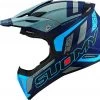 Suomy X-Wing Reel, Crosshelm -Professionelles Geschäft für Motorradausrüstung helm x wing reel matt blue fluo xs 72706 0