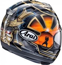 Arai RX-7V Evo Pedrosa Spirit, Integralhelm -Professionelles Geschäft für Motorradausrüstung helmet arai rx 7v evo pedrosa spirit blue 73291 3