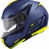 Givi X.21 Challenger Spirit, Klapphelm -Professionelles Geschäft für Motorradausrüstung hps hx21 klapphelm grafik challenger spirit matt blau dunkelblau 66459 0