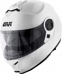 Givi X.21 Evo Solid, Klapphelm -Professionelles Geschäft für Motorradausrüstung hps x 21 evo solid color gr 54 xs weiss 80871 3
