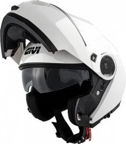Givi X.21 Evo Solid, Klapphelm -Professionelles Geschäft für Motorradausrüstung hps x 21 evo solid color gr 54 xs weiss 80871 6