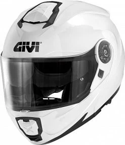 Givi X.27 Solid, Klapphelm -Professionelles Geschäft für Motorradausrüstung hps x 27 basic klapphelm solid color glossy weiss gr 54 xs 74057 1