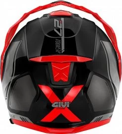 Givi X.27 Tourer Graphic, Klapphelm -Professionelles Geschäft für Motorradausrüstung hps x 27 tourer graphic gr 54 xs schwarz rot 80870 7