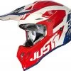 Just1 J39 Stars, Crosshelm -Professionelles Geschäft für Motorradausrüstung just1 helmet j39 stars red blue white 60 l 73168 0