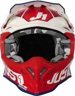 Just1 J39 Stars, Crosshelm -Professionelles Geschäft für Motorradausrüstung just1 helmet j39 stars red blue white 60 l 73168 4