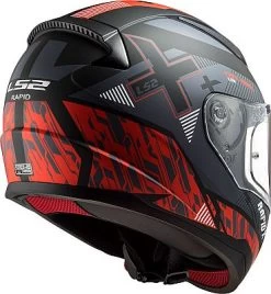 LS2 FF353 Rapid Xtreet, Integralhelm -Professionelles Geschäft für Motorradausrüstung ls2 ff353 rapid xtreet matt black red 3xl 72037 4