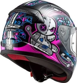 LS2 FF353J Rapid Mini Voodoo, Integralhelm Kinder -Professionelles Geschäft für Motorradausrüstung ls2 ff353j rapid mini voodoo integralhelm kinder 72063 5