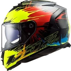 LS2 FF800 Storm Drop, Integralhelm -Professionelles Geschäft für Motorradausrüstung ls2 ff800 storm drop black yellow red 3xl 72034 1