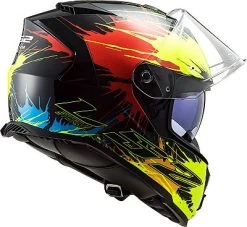 LS2 FF800 Storm Drop, Integralhelm -Professionelles Geschäft für Motorradausrüstung ls2 ff800 storm drop black yellow red 3xl 72034 5