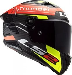 LS2 FF805 Thunder Carbon Black Attack, Integralhelm -Professionelles Geschäft für Motorradausrüstung ls2 ff805 thunder carbon black attack integralhelm 78128 3