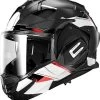 LS2 FF901 Valiant X Spectrum, Modularhelm -Professionelles Geschäft für Motorradausrüstung ls2 ff901 valiant x spectrum black white red 3xl 72041 0