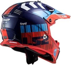 LS2 MX437 Fast Evo Xcode, Crosshelm -Professionelles Geschäft für Motorradausrüstung ls2 mx437 fast evo xcode crosshelm 66310 6