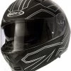 Rocc 651, Klapphelm -Professionelles Geschäft für Motorradausrüstung rocc 651 klapphelm mattschwarz silber 66318 0
