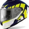 Airoh Spark Rise, Integralhelm -Professionelles Geschäft für Motorradausrüstung spark rise blue yellow matt xs 72740 0