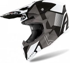 Airoh Wraap Raze, Crosshelm -Professionelles Geschäft für Motorradausrüstung wraap raze blue gloss xs 72758 2