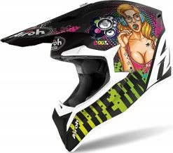 Airoh Wraap Pin-Up, Crosshelm Kinder