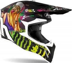 Airoh Wraap Pin-Up, Crosshelm Kinder -Professionelles Geschäft für Motorradausrüstung wraap youth pin up matt xs 66729 2